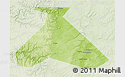 Physical 3D Map of Duvanskiy, lighten