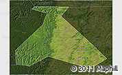 Satellite 3D Map of Duvanskiy, darken