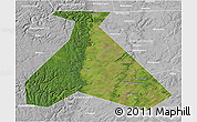 Satellite 3D Map of Duvanskiy, lighten, desaturated