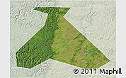 Satellite 3D Map of Duvanskiy, lighten