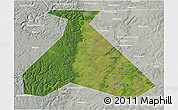 Satellite 3D Map of Duvanskiy, lighten, semi-desaturated