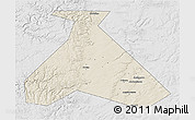 Shaded Relief 3D Map of Duvanskiy, lighten, desaturated