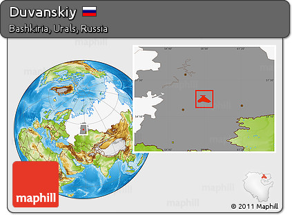 Physical Location Map of Duvanskiy, highlighted country, highlighted grandparent region