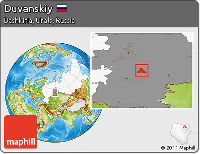 Physical Location Map of Duvanskiy, highlighted country, highlighted grandparent region