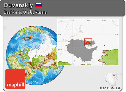 Physical Location Map of Duvanskiy, highlighted country, highlighted parent region