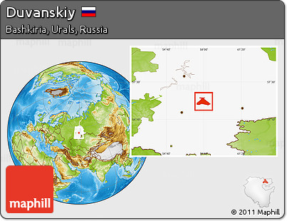 Physical Location Map of Duvanskiy, highlighted grandparent region