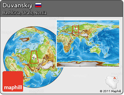 Physical Location Map of Duvanskiy, highlighted parent region, highlighted grandparent region, within the entire country