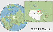 Savanna Style Location Map of Duvanskiy, highlighted parent region