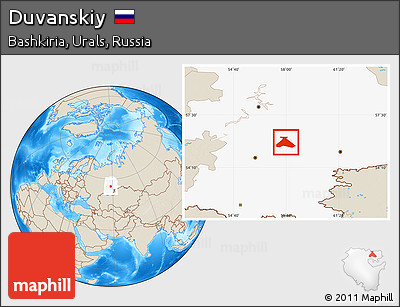 Shaded Relief Location Map of Duvanskiy, highlighted grandparent region