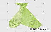 Physical Map of Duvanskiy, single color outside