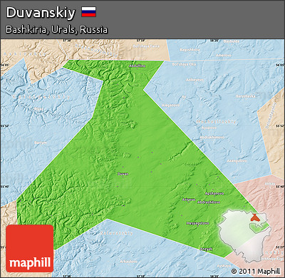 Political Map of Duvanskiy, lighten