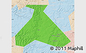 Political Map of Duvanskiy, lighten