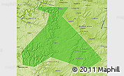 Political Map of Duvanskiy, physical outside