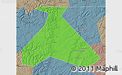 Political Map of Duvanskiy, semi-desaturated