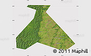 Satellite Map of Duvanskiy, cropped outside