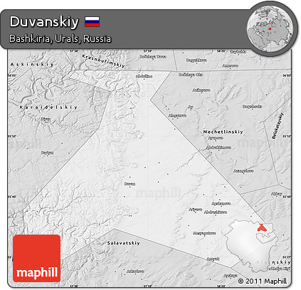 Silver Style Map of Duvanskiy