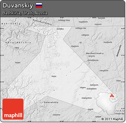 Silver Style Map of Duvanskiy