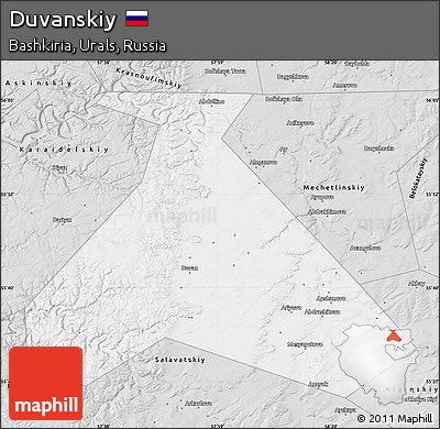 Silver Style Map of Duvanskiy