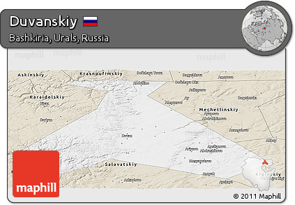 Classic Style Panoramic Map of Duvanskiy