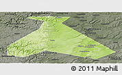 Physical Panoramic Map of Duvanskiy, darken, semi-desaturated