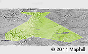 Physical Panoramic Map of Duvanskiy, desaturated