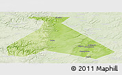 Physical Panoramic Map of Duvanskiy, lighten