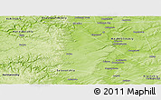Physical Panoramic Map of Duvanskiy