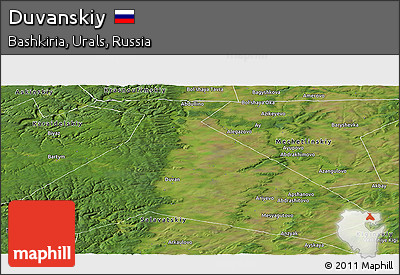 Satellite Panoramic Map of Duvanskiy