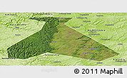 Satellite Panoramic Map of Duvanskiy, physical outside