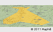 Savanna Style Panoramic Map of Duvanskiy
