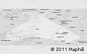 Silver Style Panoramic Map of Duvanskiy