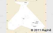 Classic Style Simple Map of Duvanskiy, single color outside