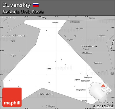 Gray Simple Map of Duvanskiy