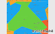 Political Simple Map of Duvanskiy