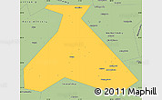 Savanna Style Simple Map of Duvanskiy