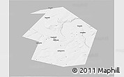 Gray 3D Map of Dyurtyulinskiy, single color outside