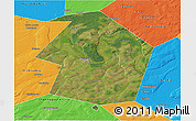 Satellite 3D Map of Dyurtyulinskiy, political outside