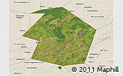 Satellite 3D Map of Dyurtyulinskiy, shaded relief outside