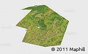 Satellite 3D Map of Dyurtyulinskiy, single color outside