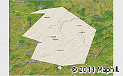 Shaded Relief 3D Map of Dyurtyulinskiy, satellite outside