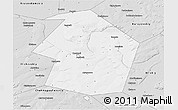 Silver Style 3D Map of Dyurtyulinskiy
