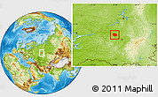 Physical Location Map of Dyurtyulinskiy