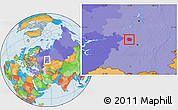 Political Location Map of Dyurtyulinskiy