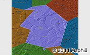 Political Map of Dyurtyulinskiy, darken