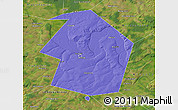 Political Map of Dyurtyulinskiy, satellite outside
