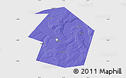 Political Map of Dyurtyulinskiy, single color outside