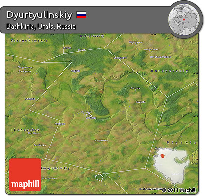 Satellite Map of Dyurtyulinskiy
