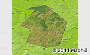 Satellite Map of Dyurtyulinskiy, physical outside