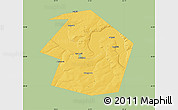 Savanna Style Map of Dyurtyulinskiy, single color outside