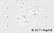 Silver Style Map of Dyurtyulinskiy, single color outside